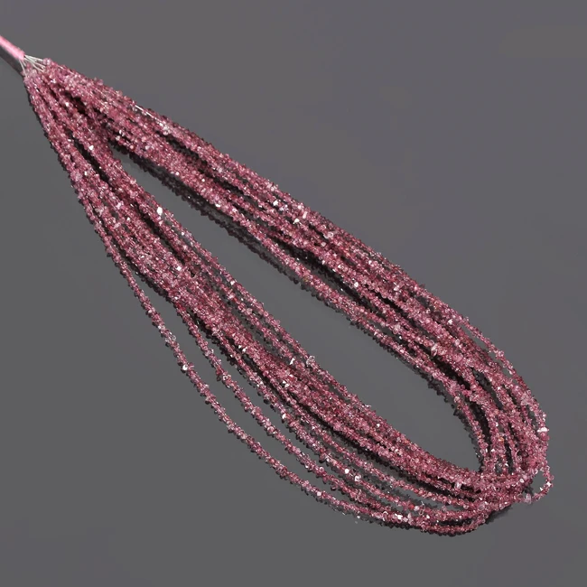 Hot Selling Bead Natural Red Color Herkimer Diamond Raw Unshaped Wholesale Jewelry Making Gemstone Strand Beads