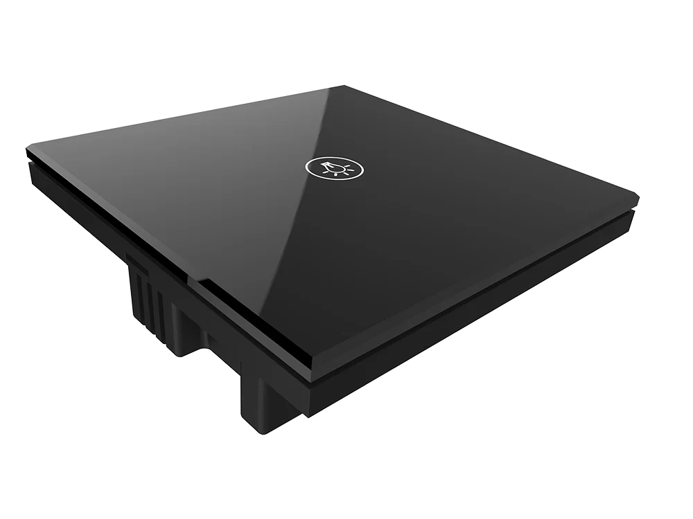 Smart wall touch switch smart Home Automation Fox Domotics  google home alexa voice control capacitive touch switch