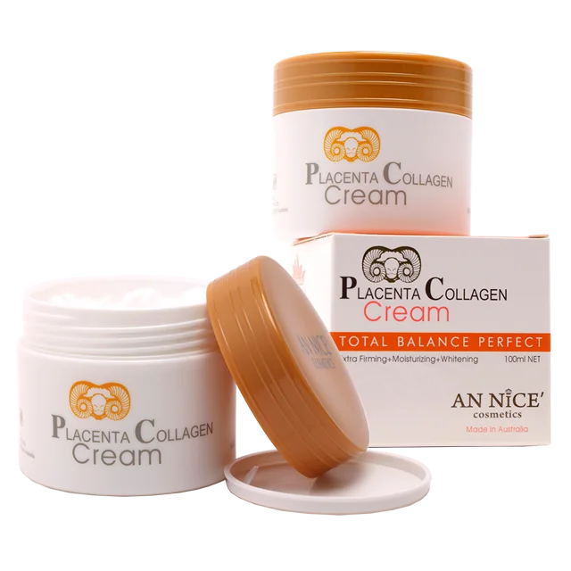 An Nice Australian Placenta Collagen Face Cream 100 ML Ready to Ship for Firming Smoothing Skin Whitening Anti-Aging Features