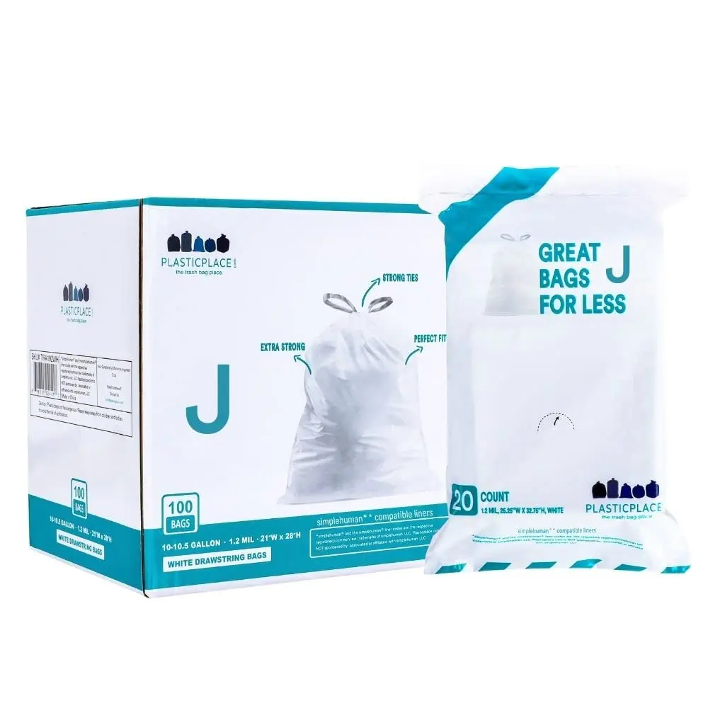 Factory Price Wholesale Trash Can Liners Small Garbage Bags Custom Color 13 Gallon Capacity On Rolls Vietnam Manufacturer