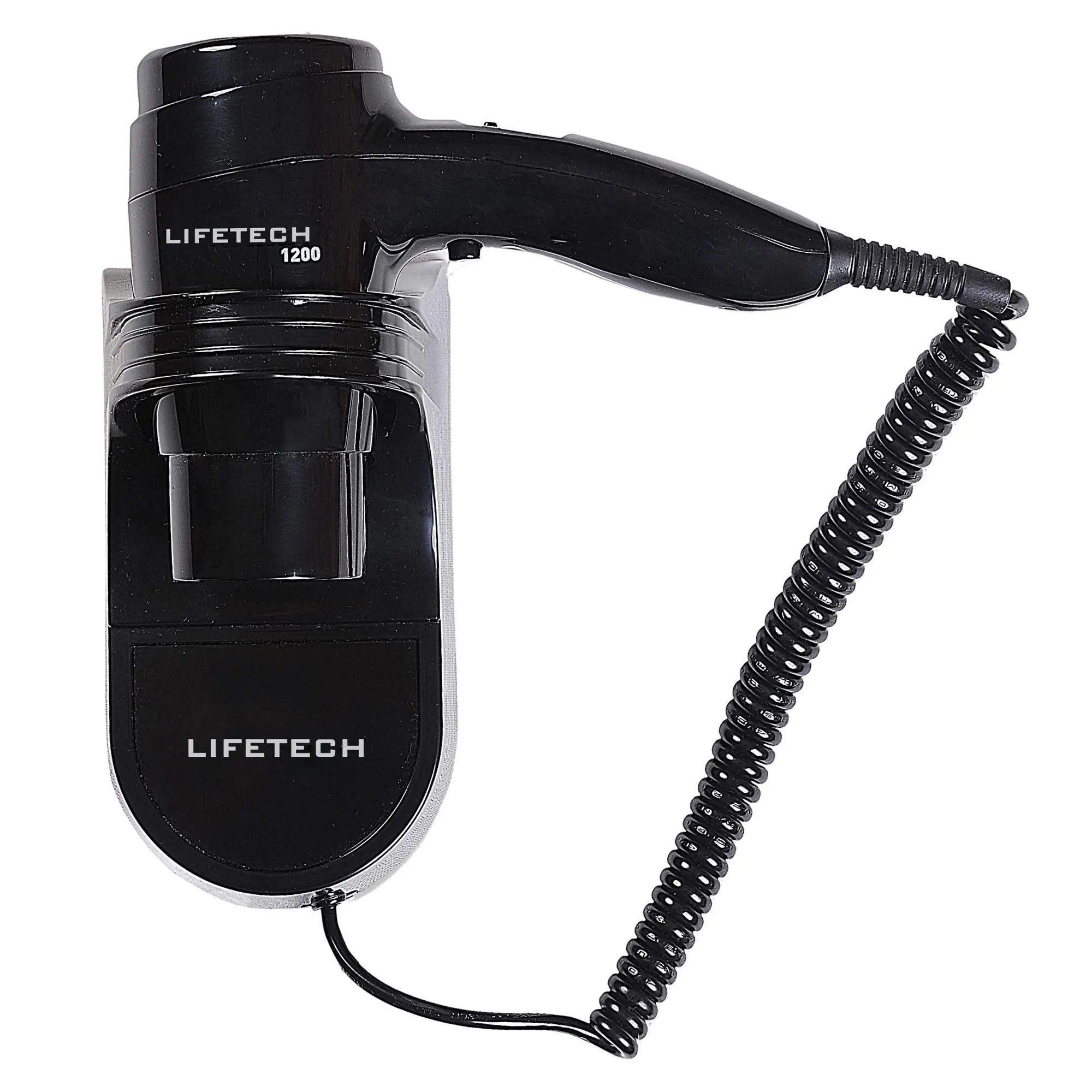 Hair Dryer for Hotel Professional Wall Mounted Hair Dryer Hotel ABS Plastic Hair Dryer 1200W BLACK