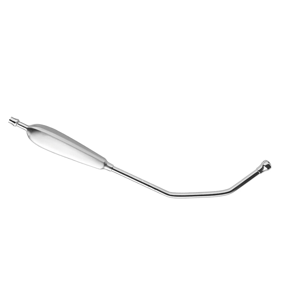 Surgical Grade Suction Instrument 12.5 32cm Working Curved 5mm Tube Hallow Handle Debakey Suction Tube