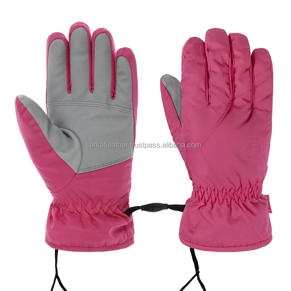 OEM Service Men Ski Mittens Gloves Warm Waterproof Skiing Sport Gloves For Men With Custom Logo And Size