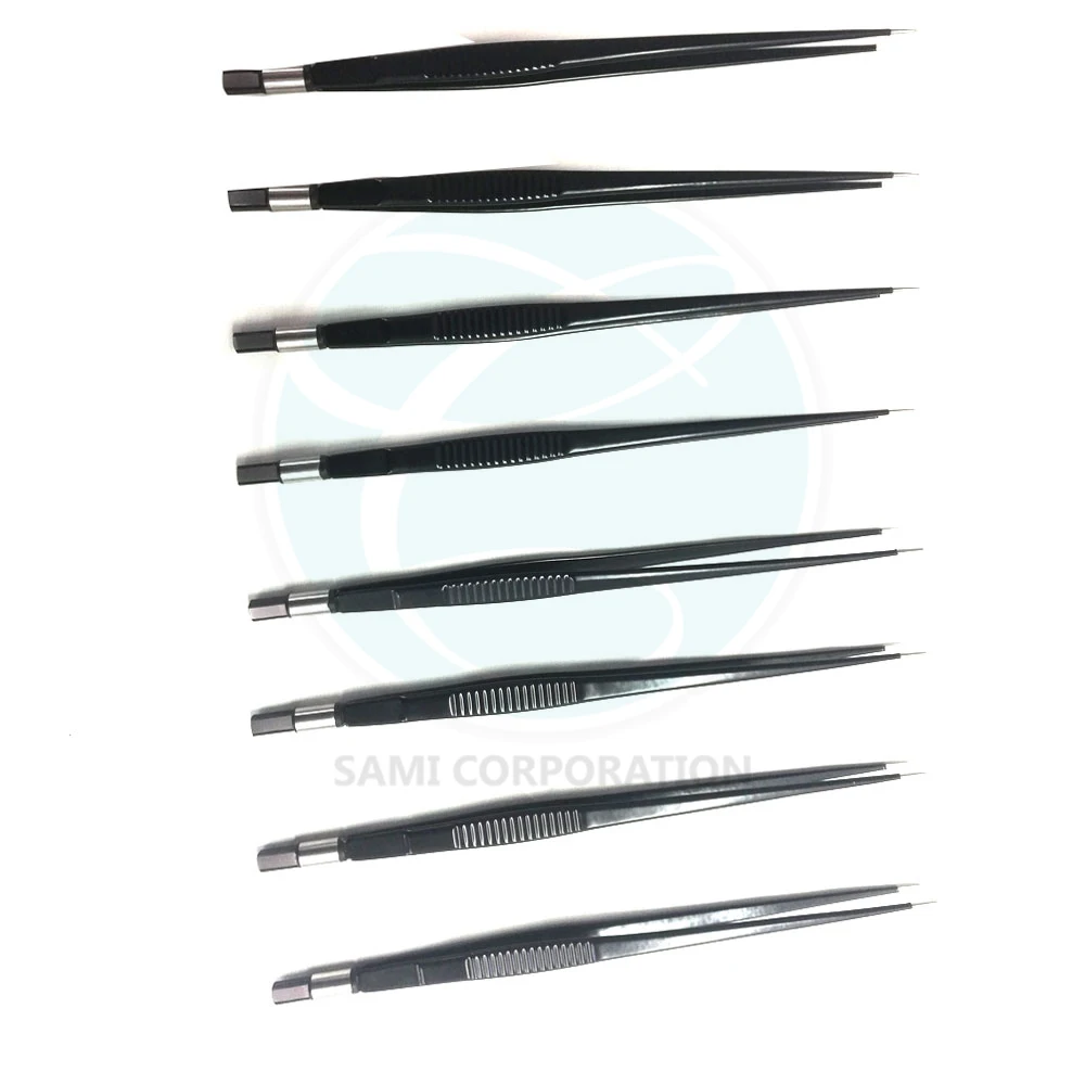 Electro Surgical Bipolar Forceps Insulated High Quality Reusable Bipolar Electro Coagulation Forceps By Sami corporation
