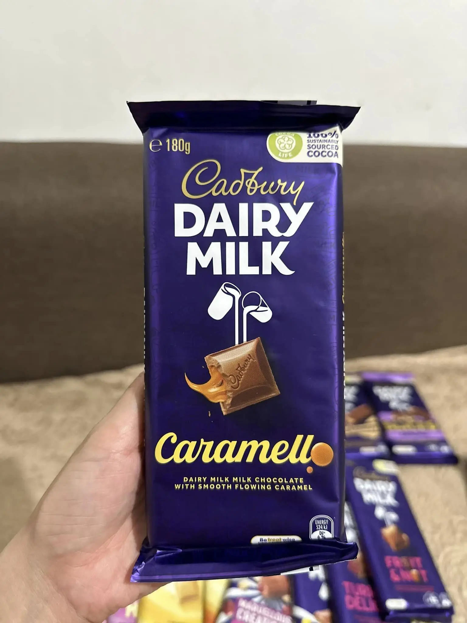 Hot selling Cadbury Dairy Milk Snack milk chocolate block 180g