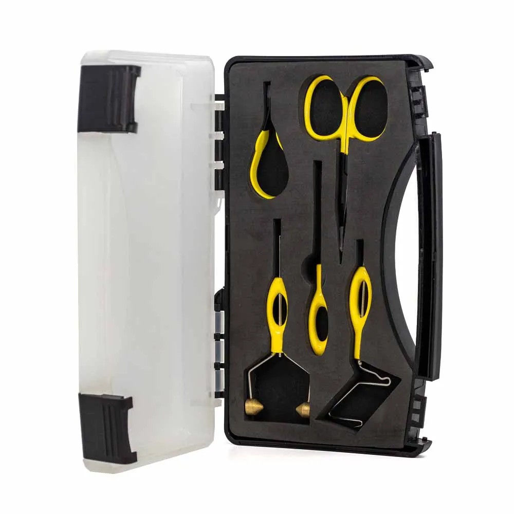 Премиум набор инструментов для вязания мух включает в себя ножницы бобины плоскогубцы хлыст другие инструменты лучшей вязки