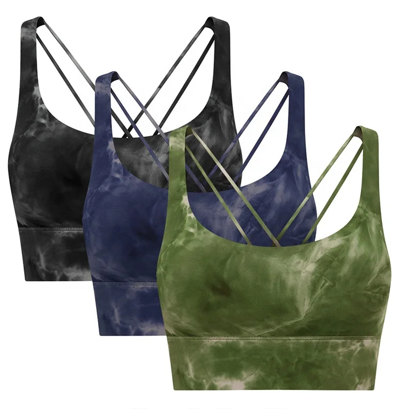 Wholesale Push Up Yoga Bras For Women High Impact Athletic Custom Clothing Top Fitness Wear