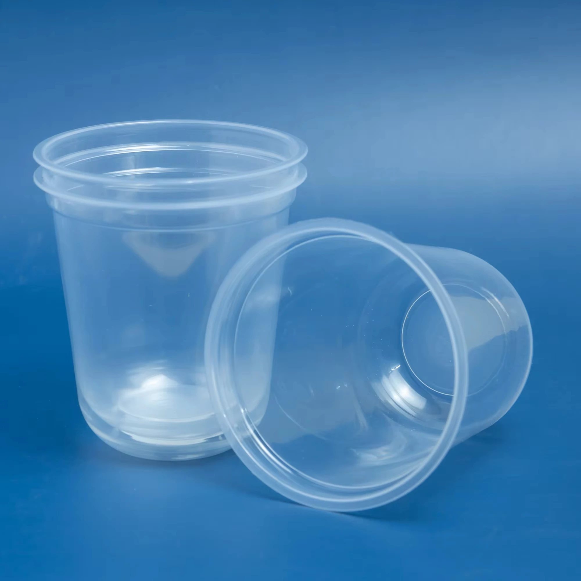 U Shape PP Plastic Cup Disposable Transparent  clear 12oz 16oz 24oz Takeaway Customized Manufacturer Good Price
