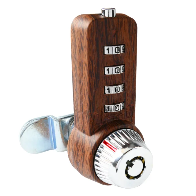 Modern 4-Digit Combination Cam Lock with Master Key System for Outdoor Gym School Hospital Furniture Securement