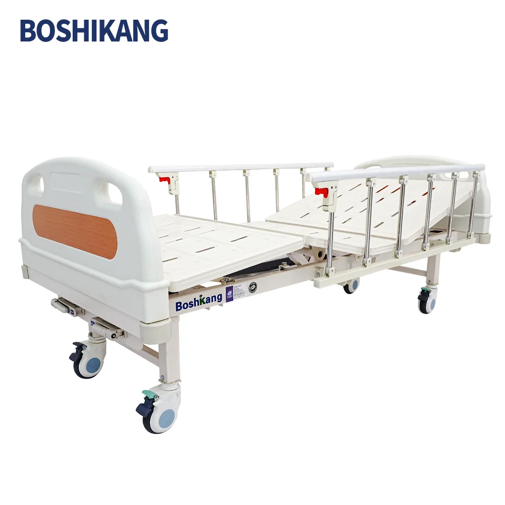 cheap price medical manual hospital beds for sale with Independent brake caster