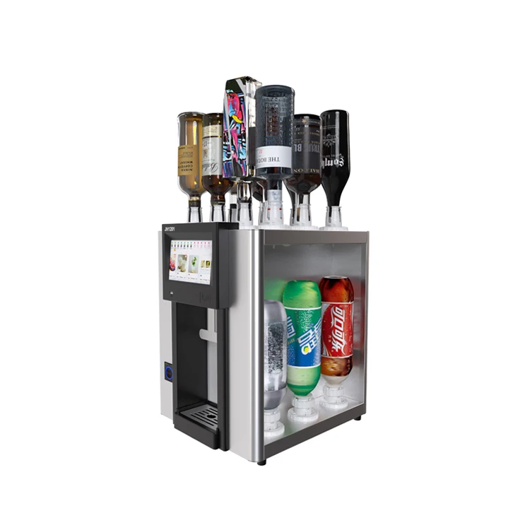 cocktail and margarita machine cocktail bar maker machine with capsule      cocktail from small drinks vending machine