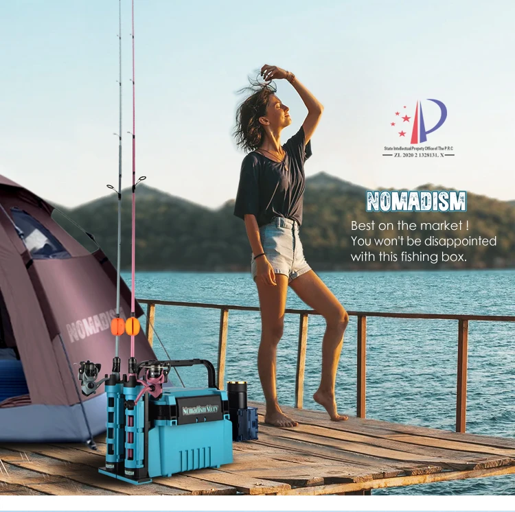 Wholesale ABS PP Multifunctional Fishing Tackle Storage Box Waterproof Accessory Lure Box for Lake and Ocean Boating Outdoor