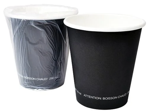 King Ggarden 9oz individual cups wrapped double wall paper cup individually wrapped hot drinks espresso paper coffee cup