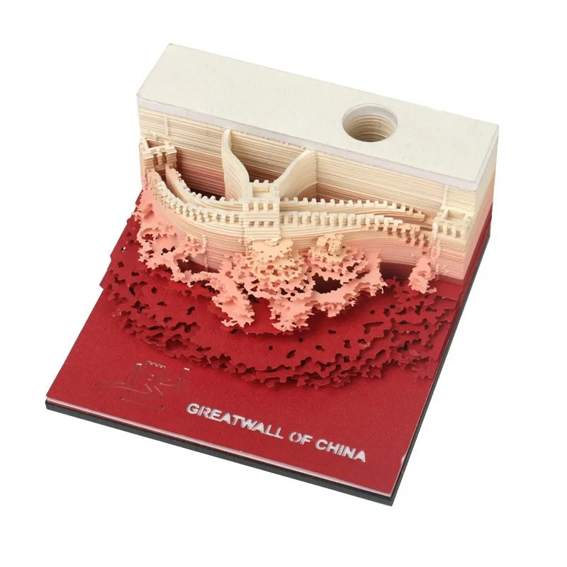 Elevate Your Workspace with Gift Ready 3D Memo Cube Holder Whimsical 3D sticky note creations