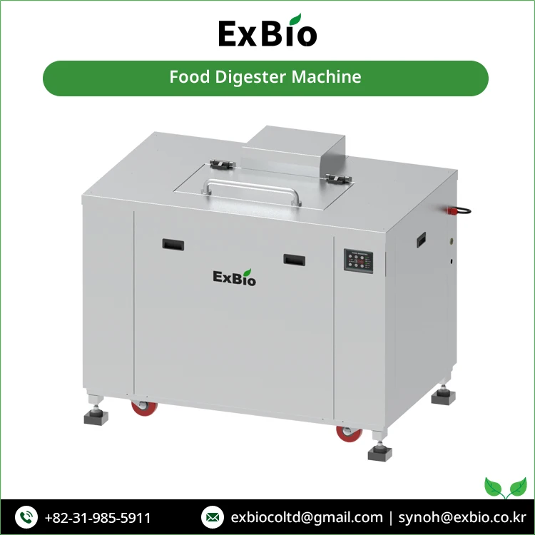 Всемирная поставка Лидер продаж машина для компостирования пищевых отходов Exbio емкостью 300 кг/день с гарантией 1 год