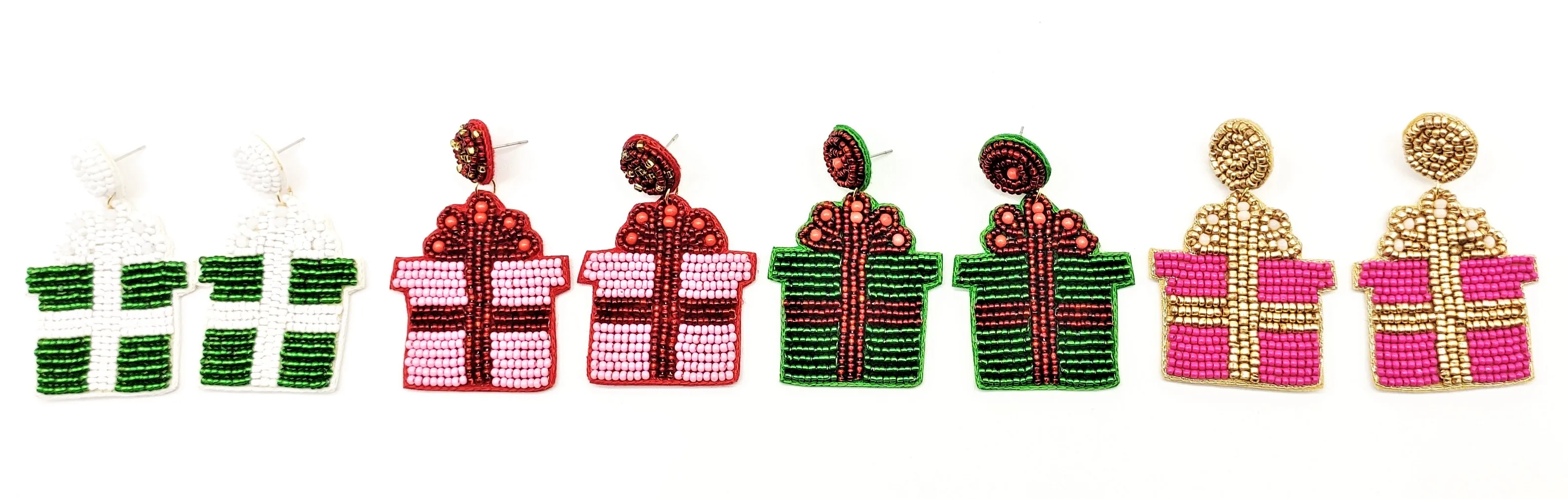 Buy 2024 Europe and America Santa Candy House Earrings Acrylic Truck Christmas Tree Ball Snowman Pendant Earrings At Affordable Price