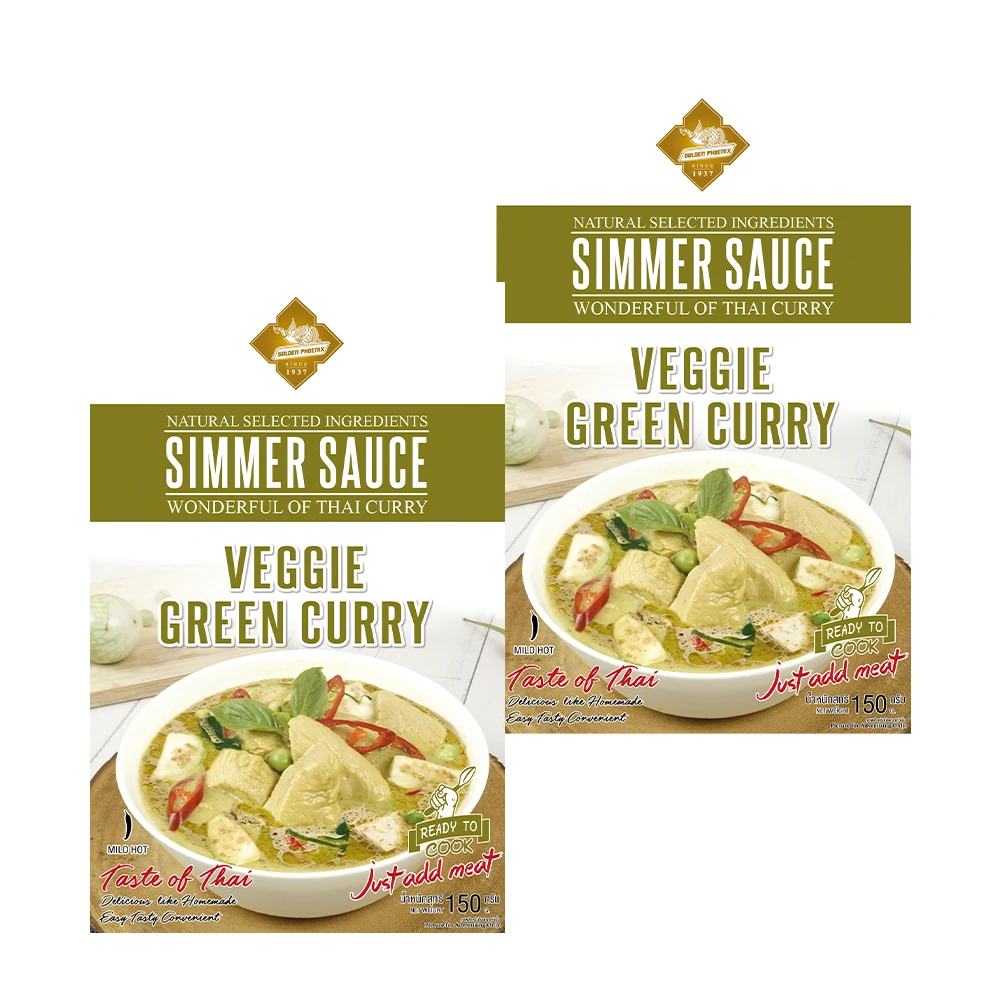 Best product Simmer Sauce - Green Curry Sauce 150g Premium Quality Product from Thailand