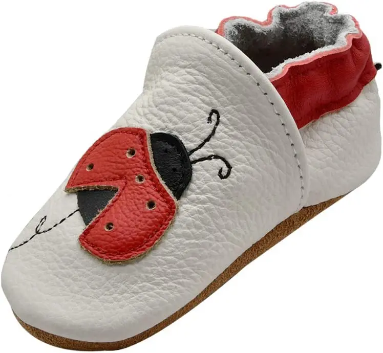 New Winter Season Genuine Leather Soft Sole Baby Shoes Leather Moccasins Boys & Girls for 0 to 2 Years Kids Sizes US EU AUS