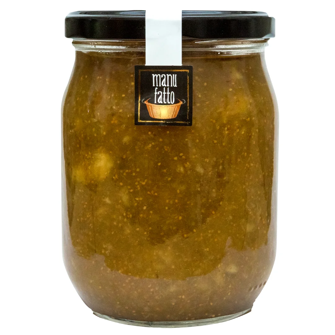 Premium quality Figs with Malvasia extra Jam 600g Made in Sicily ideal for breakfast or dessert