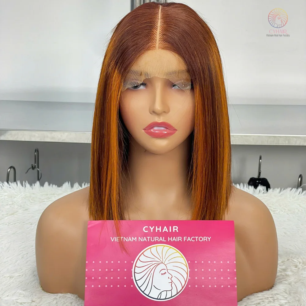 Высококачественные вьетнамские девственные волосы длинные кости прямые короткие парики 2x6 с застежкой глубокая волна машина по лучшей цене