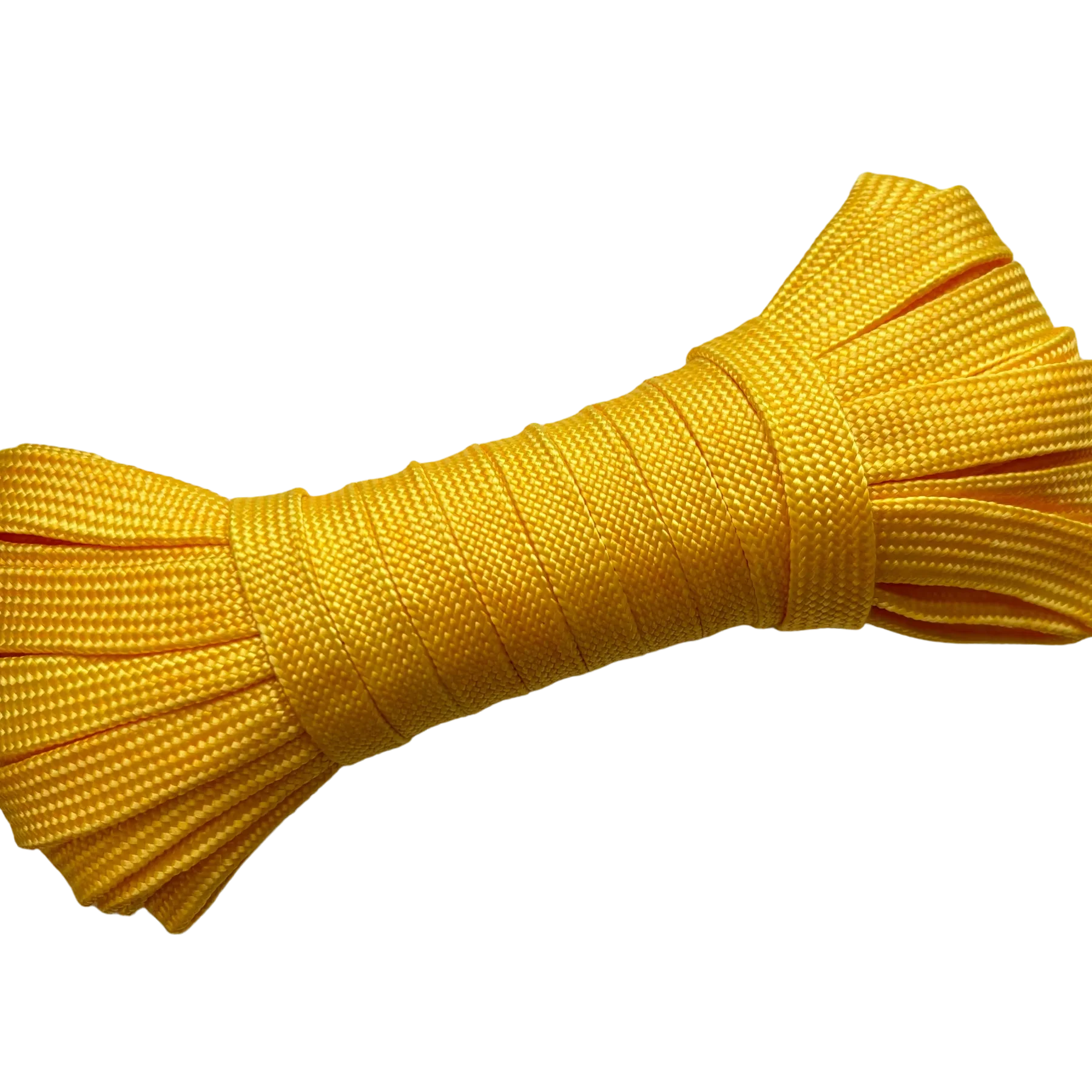 Premium Quality 100% Outdoor Utility Knitted Packaging Ropes Flat Polypropylene Braided Cord UV Protection Durable Craft Thread