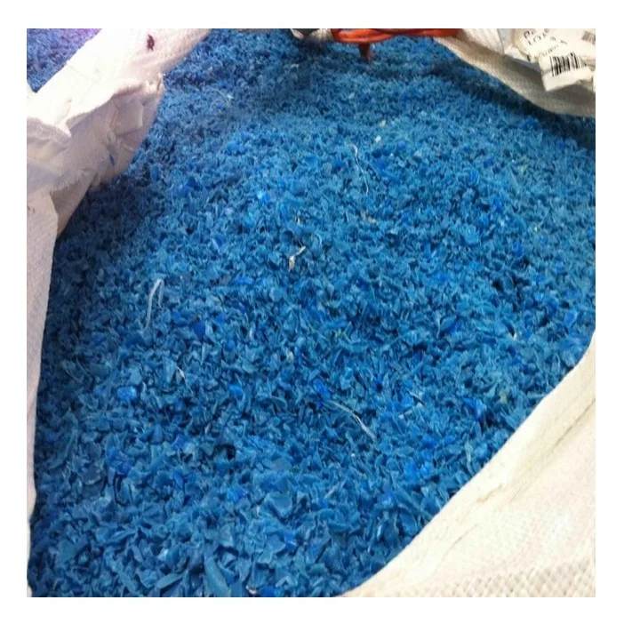 HDPE барабанная переточка/HDPE голубые барабанные хлопья/HDPE
