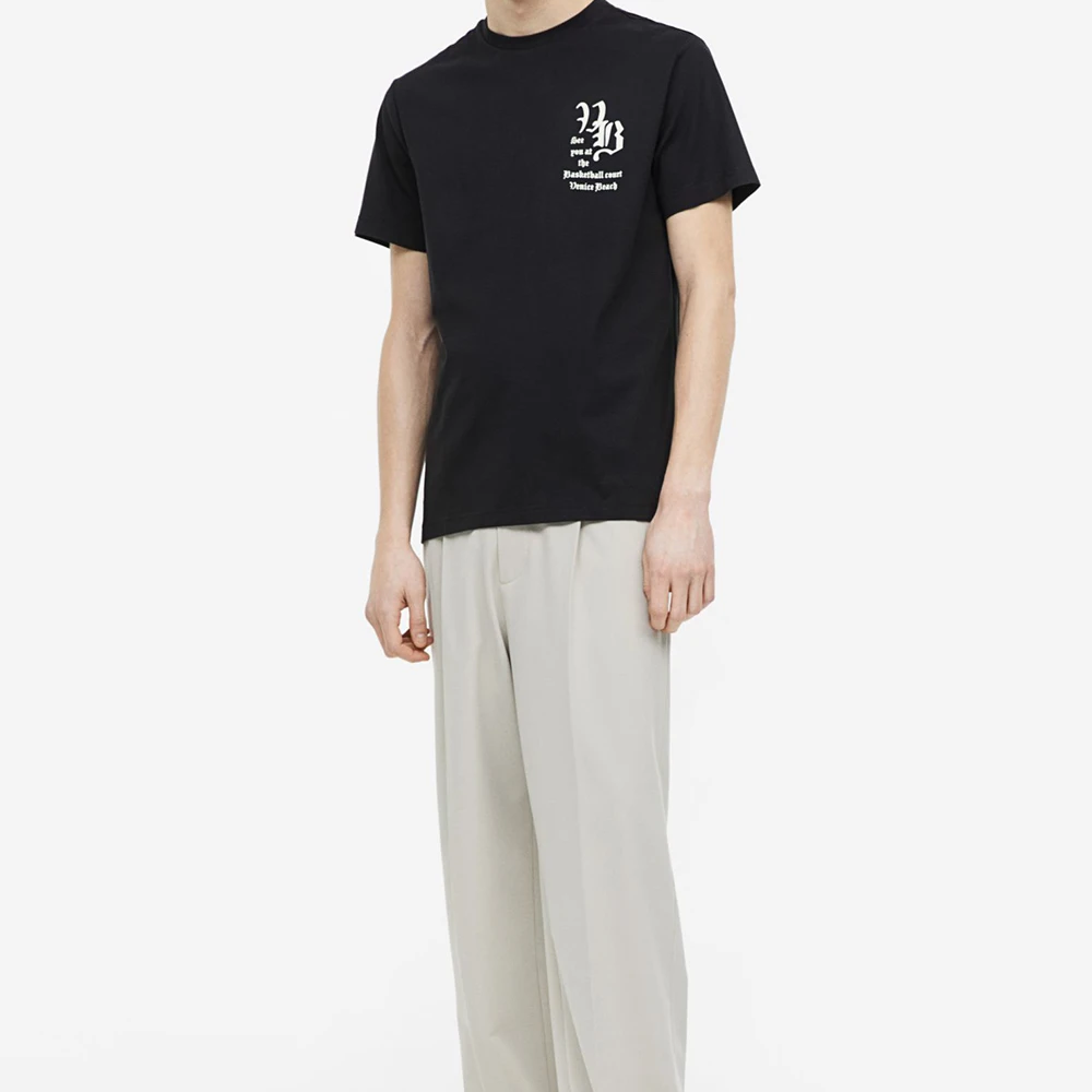 First Class Quality 100% Cotton Custom Logo Printing Custom Printing Plain Oversized Tshirt