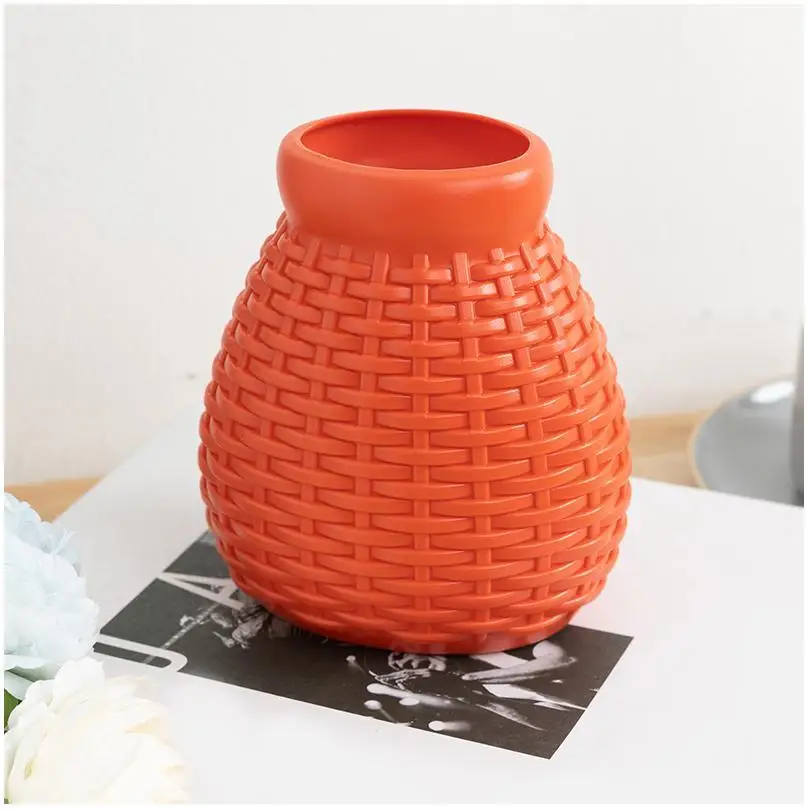 Glass Flowers Vase vaso ceramic Luxury Ceramic Black Silicone Acrylic Metal Centerpiece Clear And Porcelain Wholesale Fish Vase