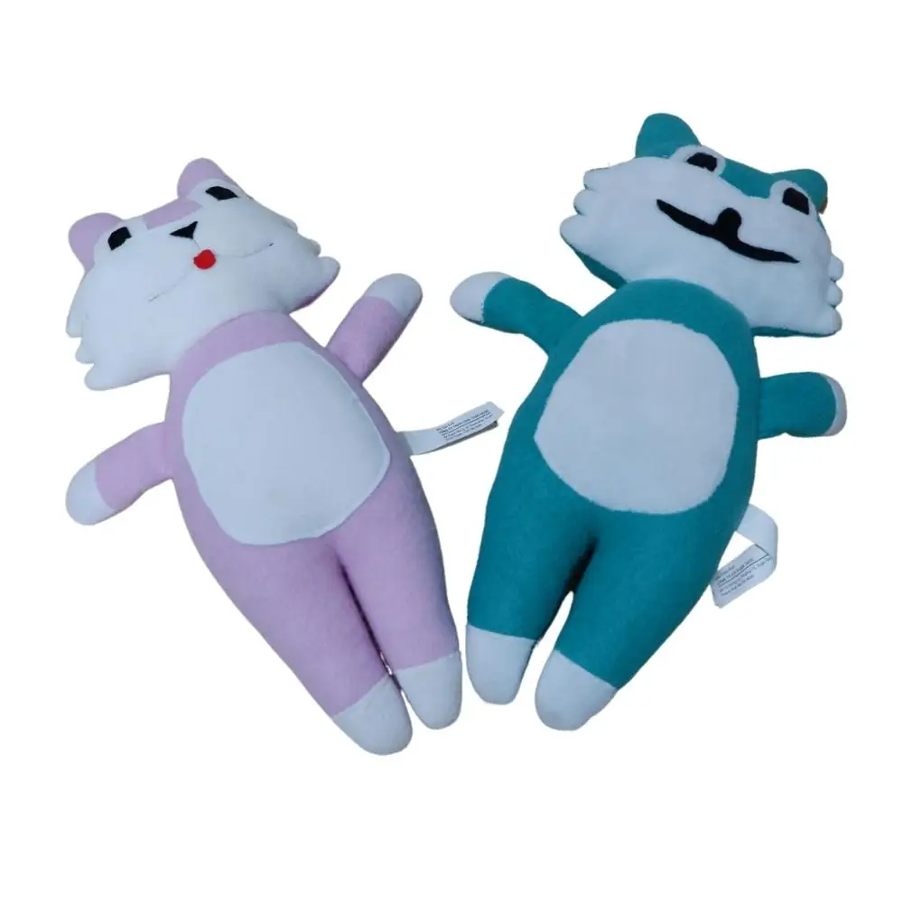 Custom Professional Cheap Durable Pet Supplier Soft Fabric Cat Shaped Plush Chewy Pet Toy for Play Indoor Outdoor Interactive