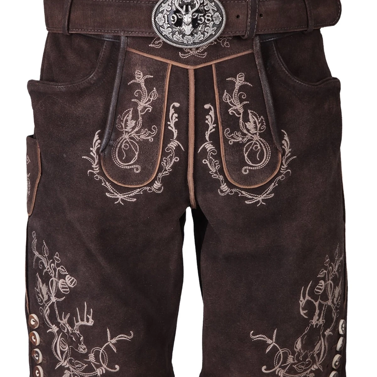 Немецкая одежда для трахетов Октоберфест Lederhosen Kurze Lederhose штаны с логотипом на заказ баварские шорты