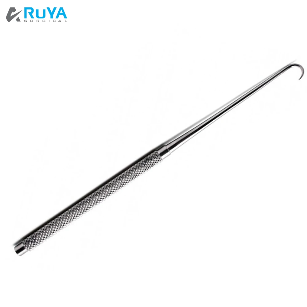 Stainless Steel Medical Plastic Surgery Sharp Hooks Joseph Single Skin Hook 6 Inches Surgical Basic Neurosurgery Instruments ISO