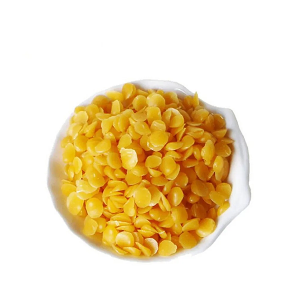 100% натуральный пчелиный воск косметические гранулы пчелиного воска/гранулы органический чистый желтого цвета для оптовой продажи
