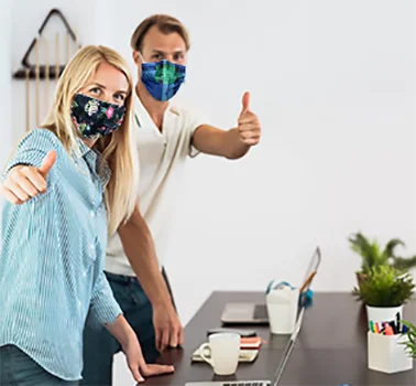 Printed Masks Butterfly Pattern Bulk Unique Masks 50 Pack Disposable Face Masks