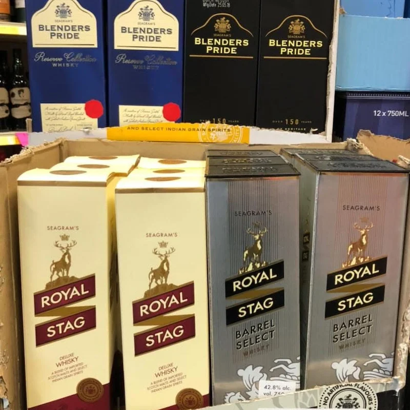 SEAGRAMS Royal олень Делюкс 750 мл виски мелкая смесь импортного шотландского солода индийские спиртные напитки дистрибьюторы ЕС бутылка оптом