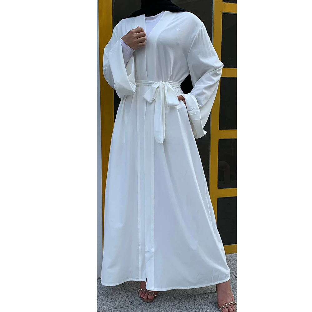 2022 Ramadan Abaya Batwing Sleeve Islamic Clothing Women Kaftan Dress Pakistani Dubai Caftan