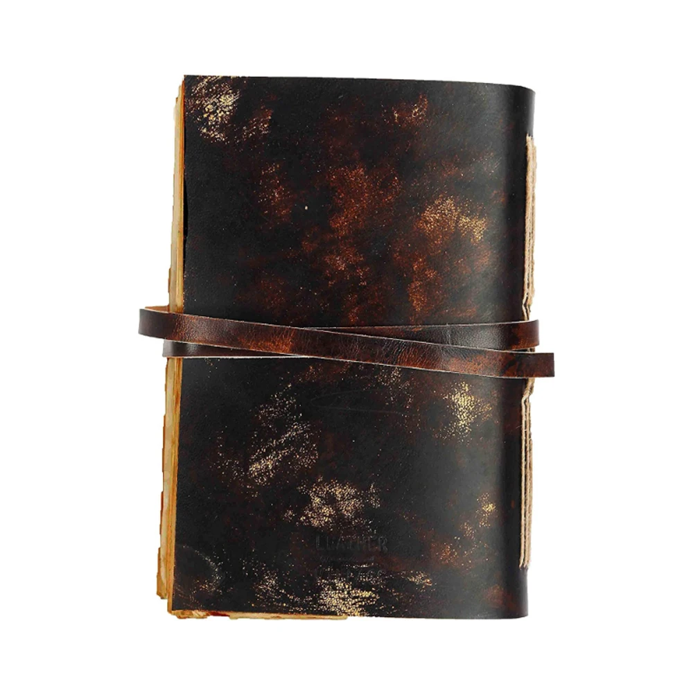 Оптовая продажа, ежедневник ручной работы из натуральной кожи, Книга теней с блокнотом, персонализированный блокнот для путешествий