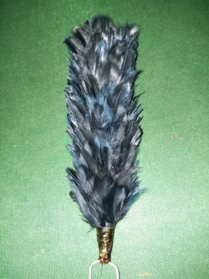 2024 Wholesale Feather Plume Hackle Yellow Glengarry Hats Plumes Hackles feather hackle hat plume By Power Hint