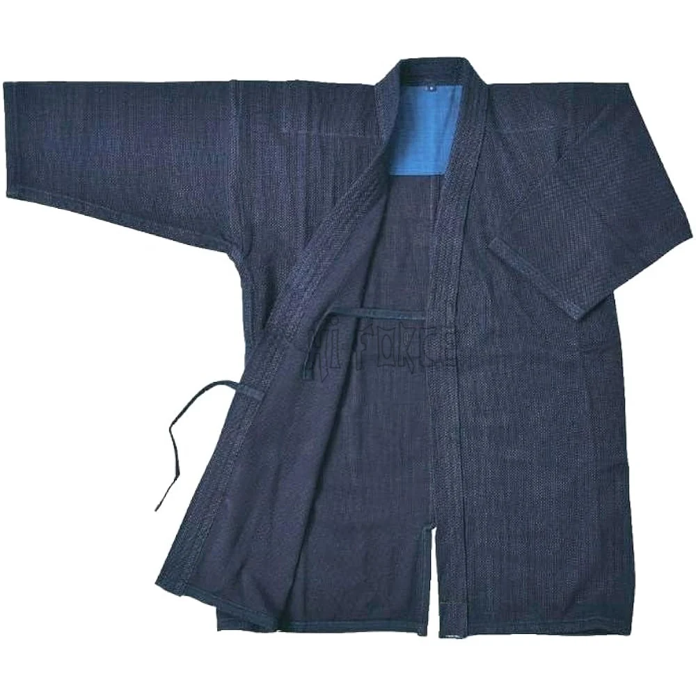 Оптовая продажа куртка Kendo gi Kendogi Униформа 100% хлопок темно-синий цвет