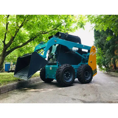 mini crawler skid steer loader diesel 45KW 55 KW 75HP 700KG 850KG cheap mini skid steer loader