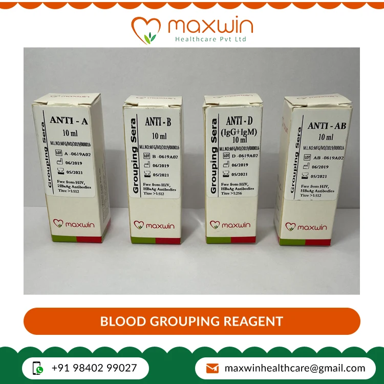 Professional Trader of Anti ABDAB Blood Grouping Reagent/ Diagnosis Test Kit Set Available with Private Label