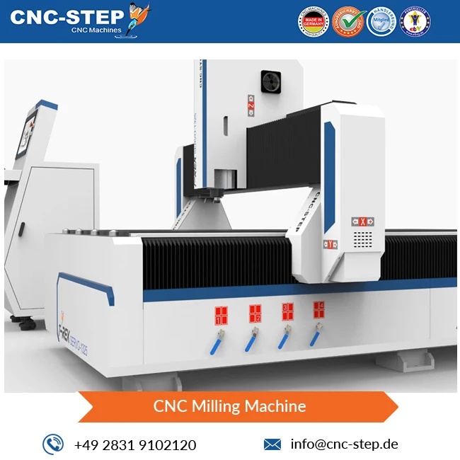 Advanced Technology Efficient T-Rex Servo-1325 Portal CNC Milling Machine with Control Panel from Germany Origin Manufacturer