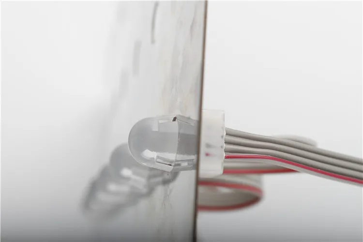 IC SMD5050 светодиодная dmx Пиксельная полоса rgb 12 мм 0 3 Вт Водонепроницаемый светодиодный пиксельный свет