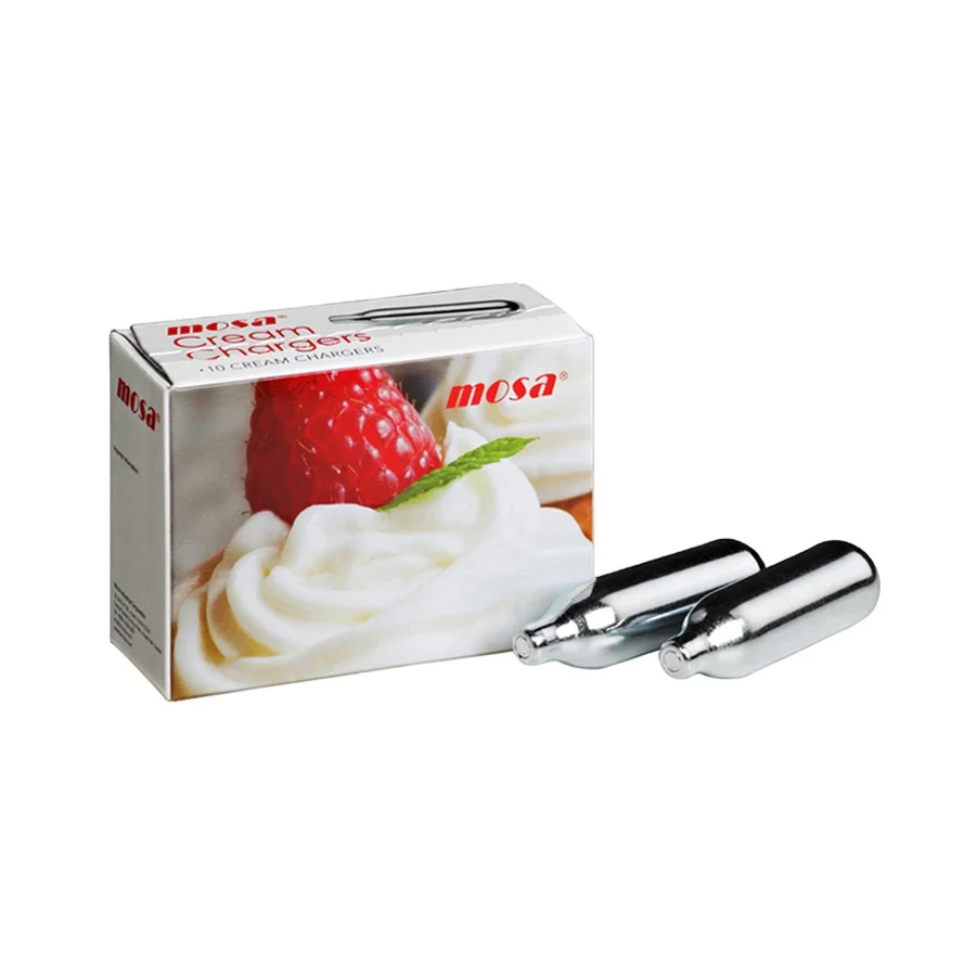 Outstanding Quality Best Selling Modern Designed 10 Pack Mosa Cream Charger at Wholesale Market Price by Trusted Supplier