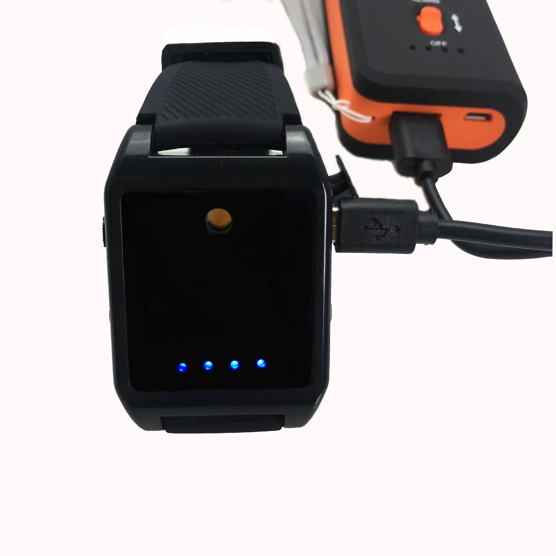 HUAJU INDUSTRIAL Camping Outdoor Survival Wristband Emergency Personal Alarm with LED Flashlight High Decibel Alarm