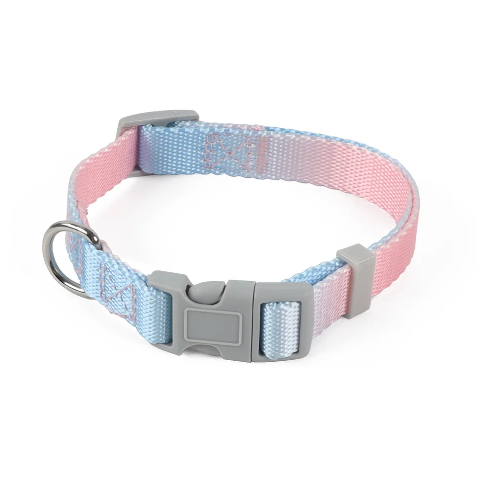 Luxury Dog Collar for Gradient Color Small Medium Large Breeds Nylon Custom Designer With Best Price
