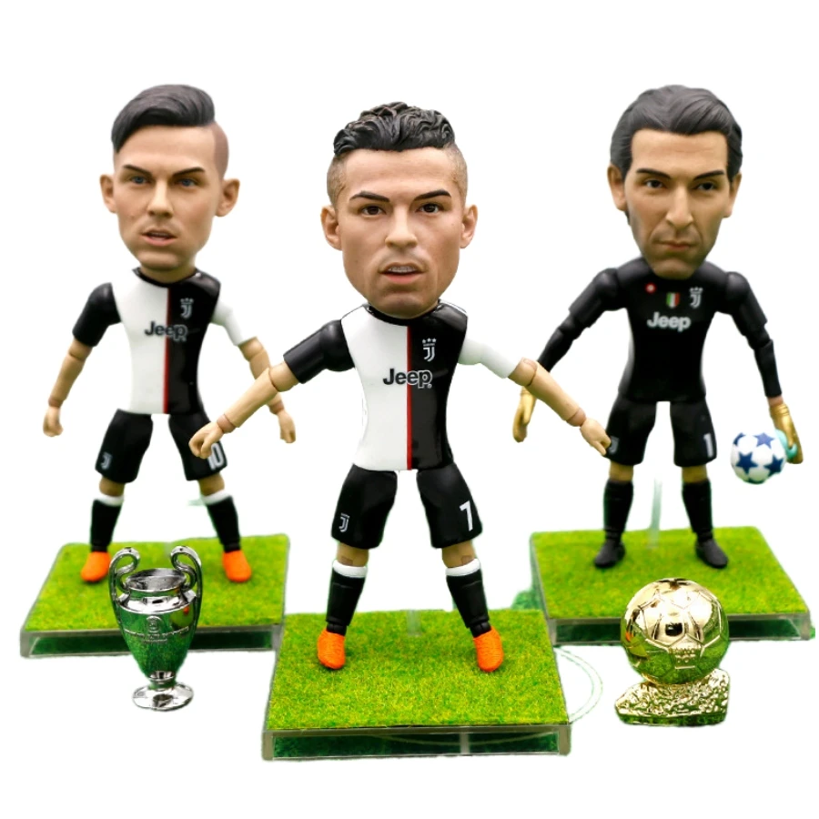 Worlds cups soccers stars figure model toy Ronaldo Messi Football Action Figures
