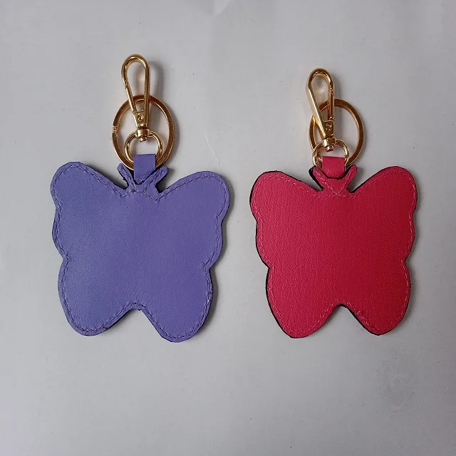 ButterFly shaped Leather fob Keys