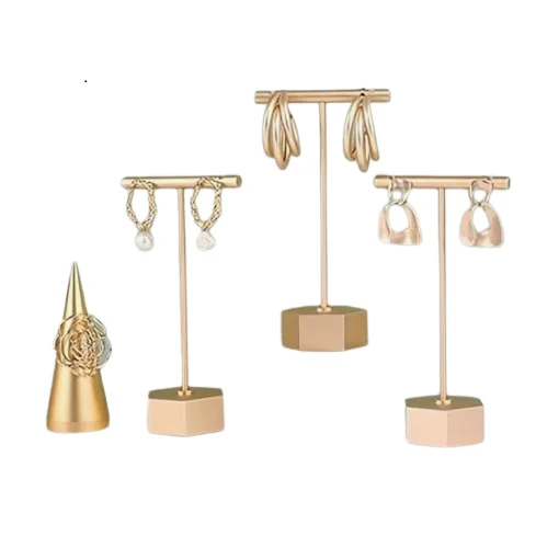 2024 Fashion Luxury Ring Gorgeous Accessories Metal Jewelry Stand Bracelet Earring Bulk Quantity Home Shop