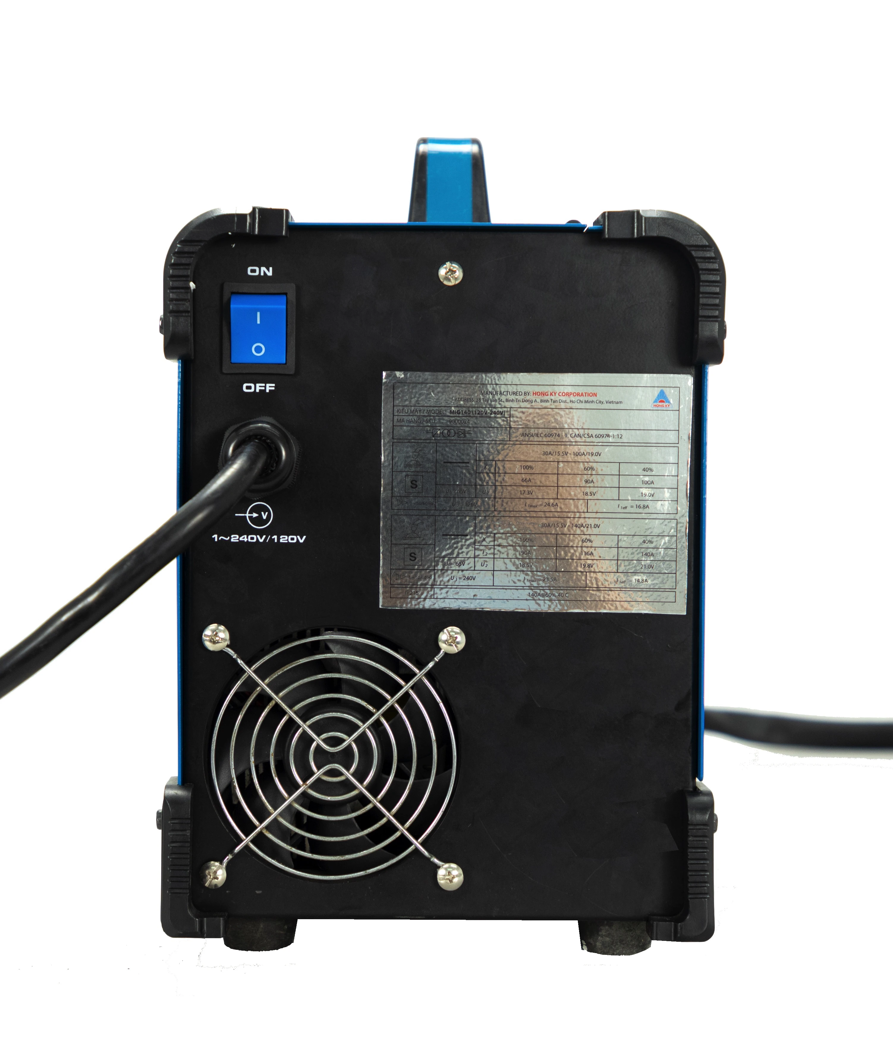 HK MIG80 MIG FCAW портативный сварочный аппарат 120V/240V 80A выходной инвертор IGBT технологии лучших производителей вьетнамской фермы