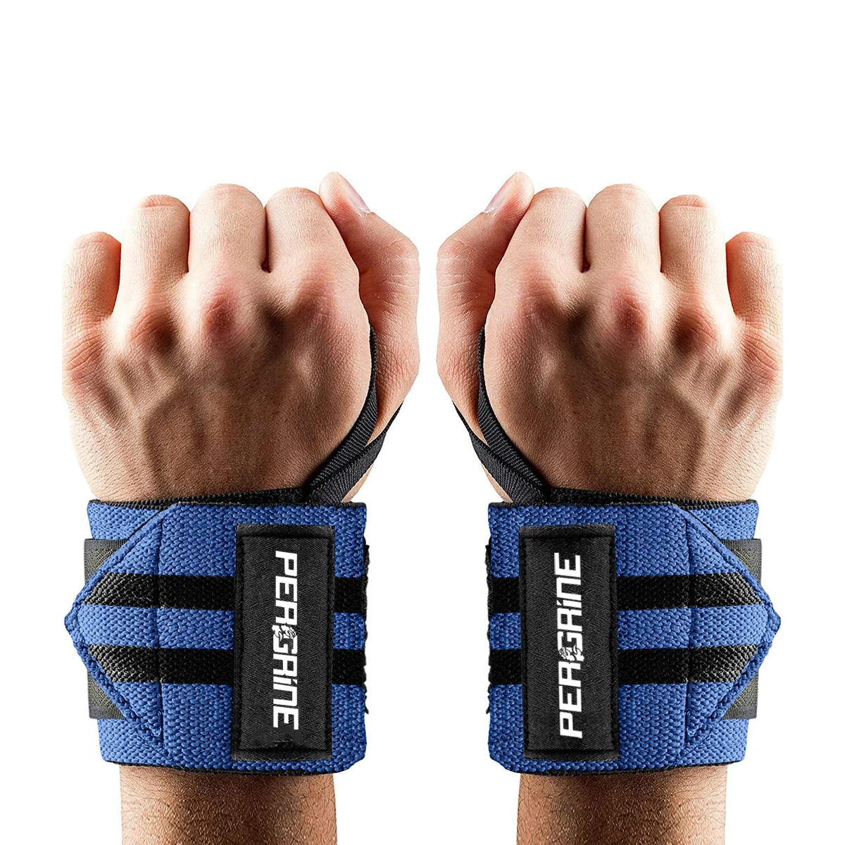 Custom Logo Leather Weight Lifting Straps With Silicon Rubber Premium Anti Slip Leather Gym Wrist Straps